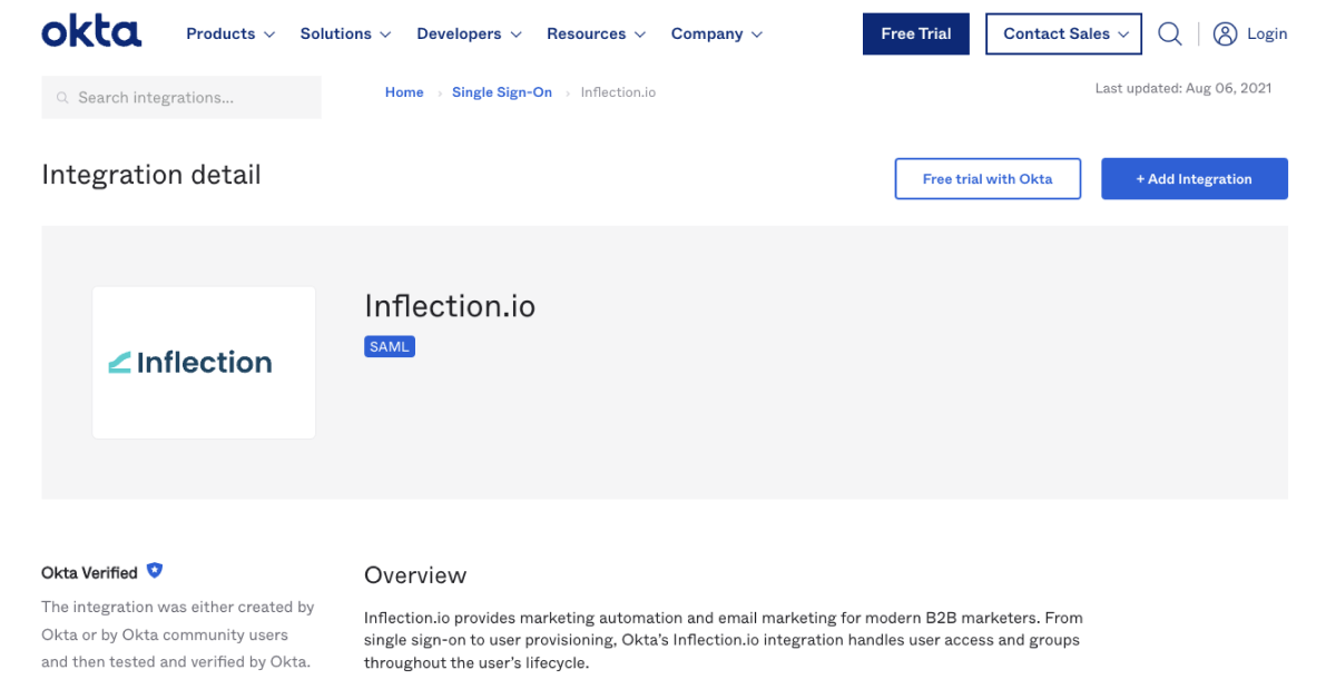 Sso Okta Integration
